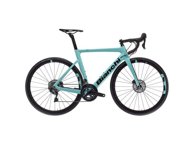 Bianchi Road Bike ARIA DISC Shimano 105 11sp - 2023 5K: CK16/ Black Full Glossy 53