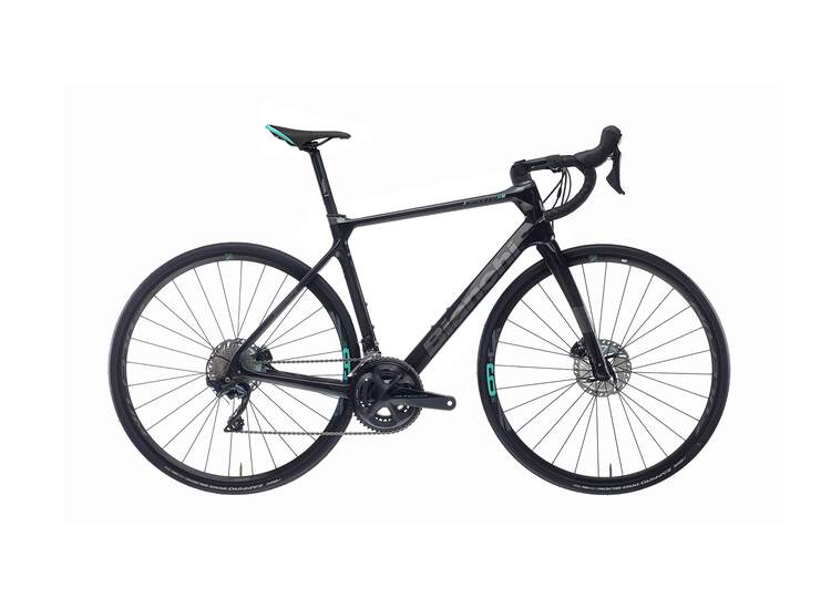 Bianchi Road Bike INFINITO XE DISC Shimano Ultegra 11sp - 2023 5H: Black/ CK16 Graphite Full Glossy 53