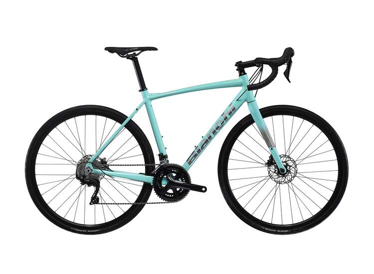 Bianchi bike VIA NIRONE 7 Disc Shimano 105 11sp  - 2023 ND: CK16/Titanium Silver Full Glossy (63)