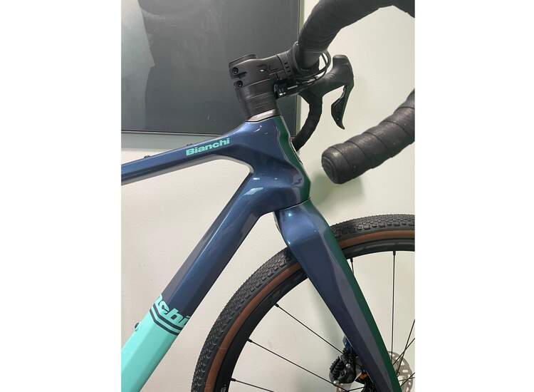 Bianchi ARCADEX CARBON ALL ROAD DISC Shimano GRX 812 1x11sp  - 2023 GX: CK16/Blue notes Full Glossy XS