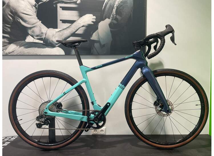 Bianchi ARCADEX CARBON ALL ROAD DISC Shimano GRX 812 1x11sp  - 2022 GX: CK16/Blue notes Full Glossy L