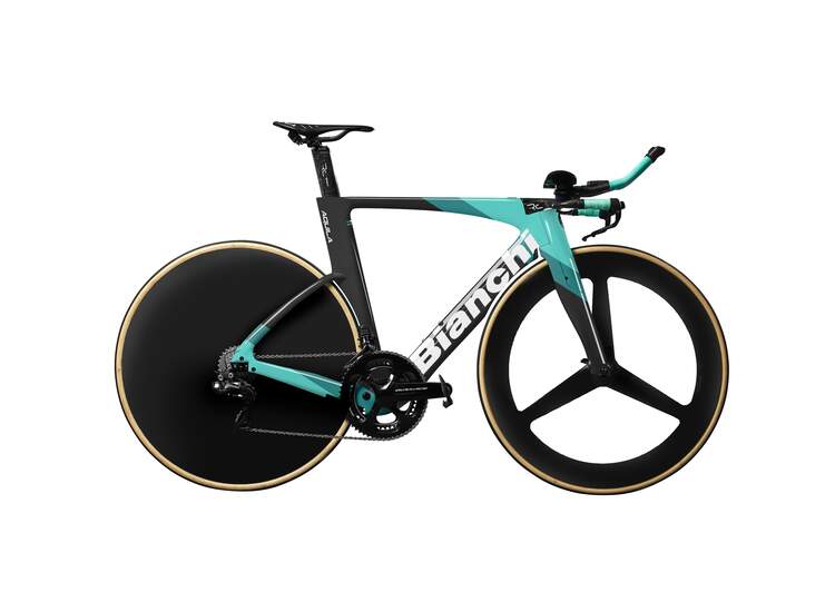 Bianchi AQUILA CV Time Trial Carbon Shimano Ultegra 11sp  - 2023 1D: CK16 Glossy *Tavolozza colours XS