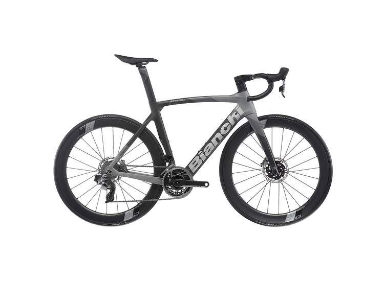 V�lo Route Bianchi OLTRE XR4 DISC Sram RIVAL AXS - 2023 XB: Graphite Race/Grey shade 50