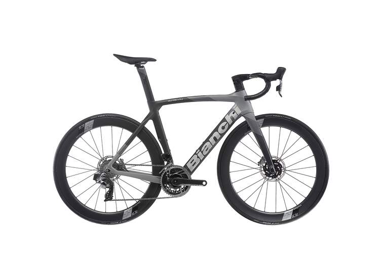 Bianchi Road Bike OLTRE XR4 DISC Sram RIVAL AXS - 2023 XC: Graphite Race/CK16 shade 47