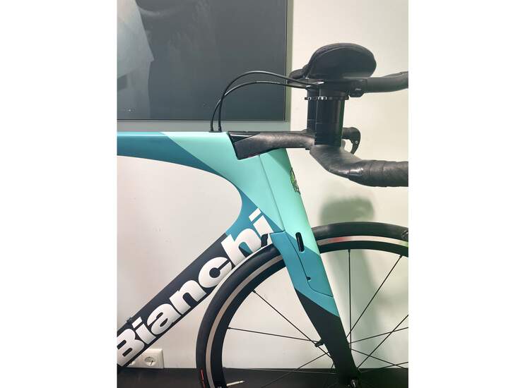 Bianchi AQUILA CV Time Trial Carbon Shimano Ultegra 11sp  - 2023 XC: Graphite Race/CK16 shade XS