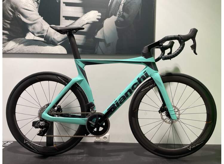 Bianchi Rennrad OLTRE RC Sram Red eTap AXS disc 12sp - 2023 XD: CK16 / Graphite Full Glossy 59