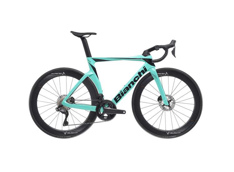 Bianchi Road Bike OLTRE Ultegra Di2 12sp Compact Disc brake - 2023 XD: CK16 / Graphite Full Glossy 50