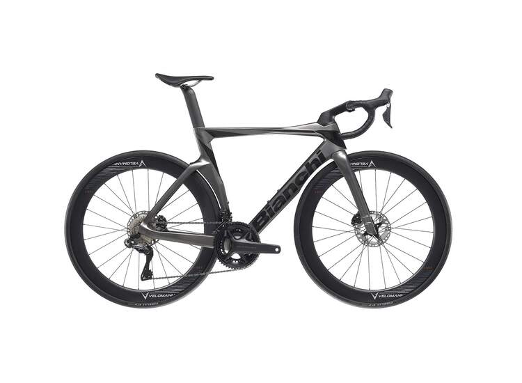 Bianchi Rennrad OLTRE RC Sram Red eTap AXS disc 12sp - 2023 XH: Dark Grey Metal / Graphite Full Glossy 59