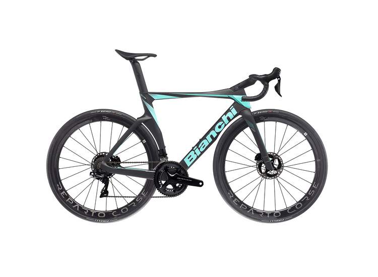 Bianchi Rennrad OLTRE RC Sram Red eTap AXS disc 12sp - 2023 XJ: Graphite | CK16 full matt 47