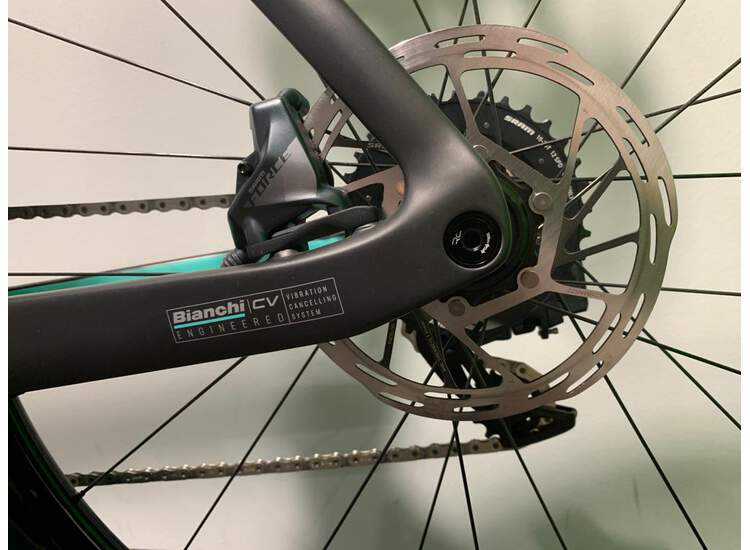 Bianchi Rennrad OLTRE RC Sram Red eTap AXS disc 12sp - 2023 XJ: Graphite | CK16 full matt 55
