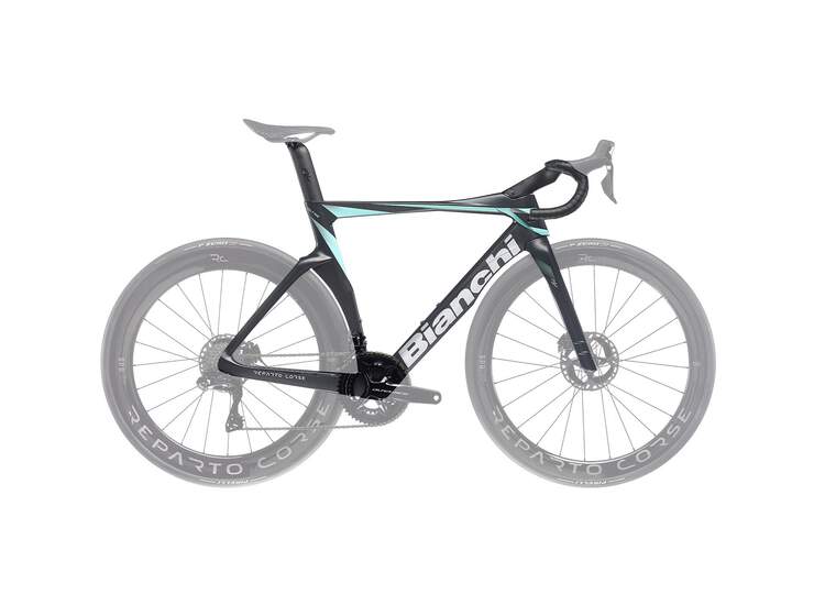 Bianchi Rennrad OLTRE RC Sram Red eTap AXS disc 12sp - 2023 XR: Graphite-carbon | CK16-alu silver full matt 47