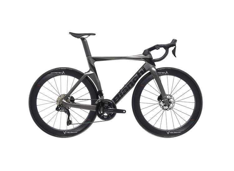 Bianchi Rennrad OLTRE RC Sram Red eTap AXS disc 12sp - 2023 XH: Dark Grey Metal / Graphite Full Glossy 53