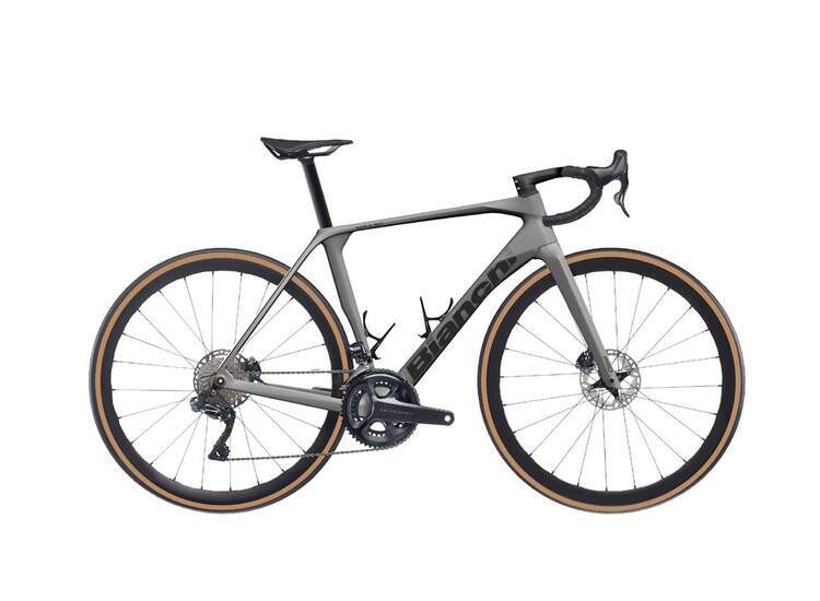 Bianchi Road Bike IMPULSO COMP GRX - 2024 F8 - Terra / Black Glossy M