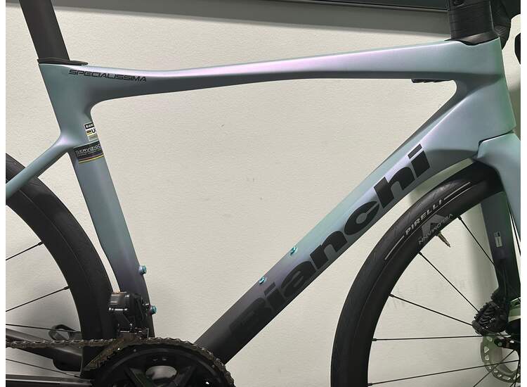 Bianchi V�lo Route SPECIALISSIMA PRO ULTEGRA DI2 12SP - 2024 MV - Carbon / GraphIT - Sage Escapee Irid - Black 50