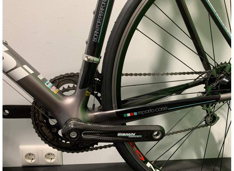 Bianchi Road Bike Mono Q Carbon Tech Campagnolo Centaur 10S