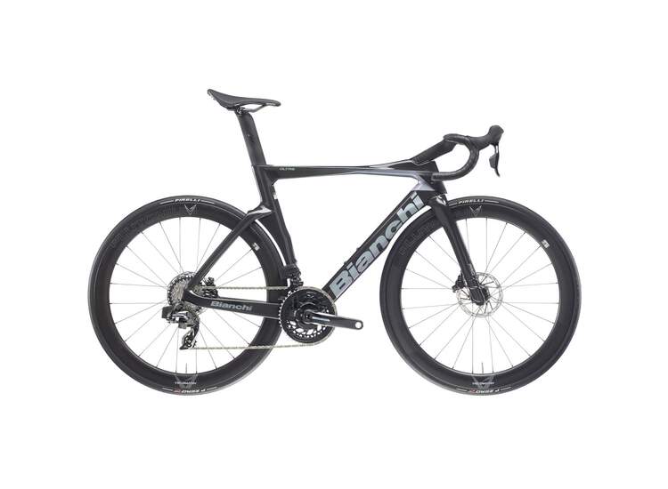 Bianchi Road Bike OLTRE PRO SRAM FORCE ETAP AXS 12SP - 2026 ZH - Carbon UD/Pearlized Iridescent - full glossy 53