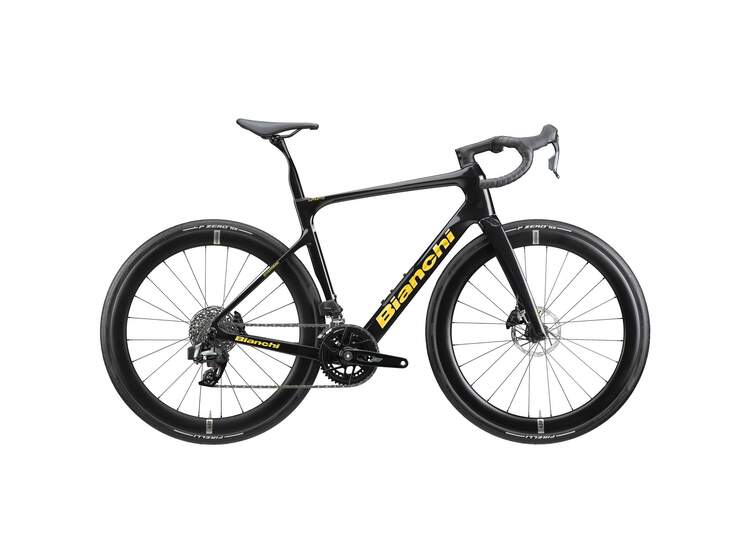 Bianchi Rennrad INFINITO PRO RIVAL ETAP AXS E1 12SP - 2026 8H - Sparkling Black / Gold [Full Glossy] 47
