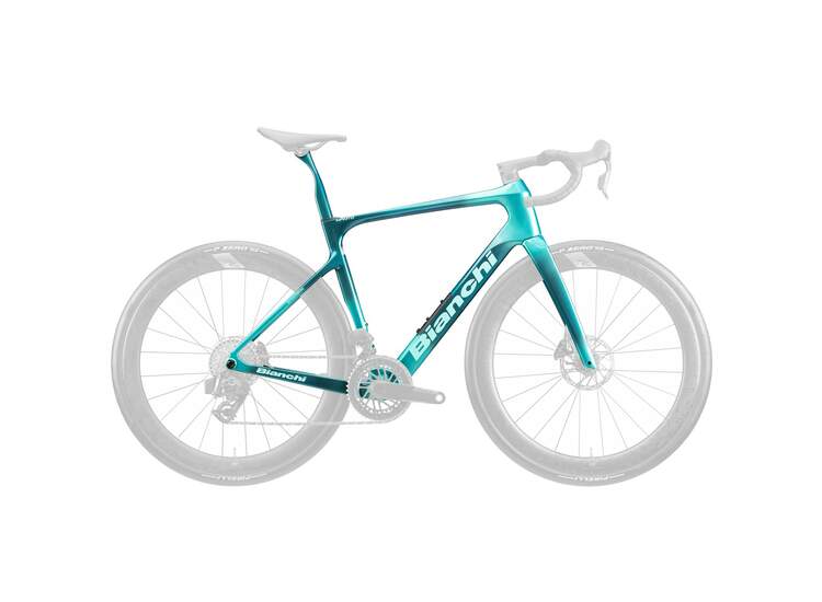 Bianchi Rennrad INFINITO PRO RAHMENSET - 2026 8B - Metallic Celeste/Dark turquoise - CK16 [Full glossy] 59